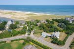 Aerial of house with views of Nauset Beach and the Atlantic Ocean